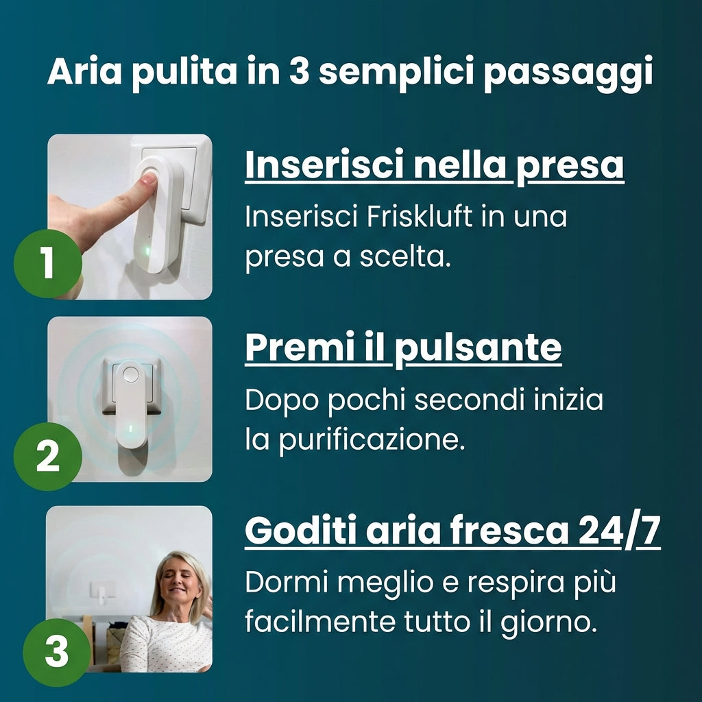 Friskluft – Elimina gli acari della polvere dalla tua casa in soli 30 minuti